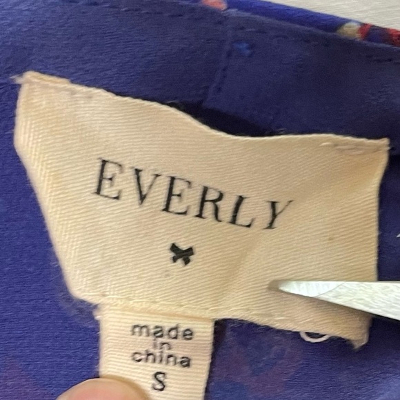 Everly Blue Strapless Maxi Sundress - Picture 5 of 9